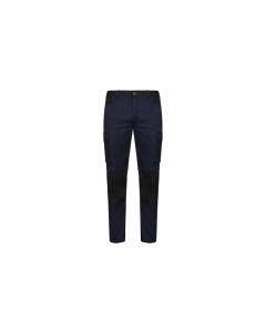 Pantalon stretch 240 gr solid match navy / negro talla 46 velilla