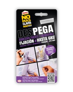 Adhesivo montaje no mas clavos pega despega 44 g pattex