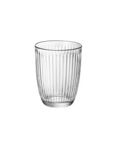 Vaso agua vidrio grabado line 6 uds 39 cl transparente bormioli