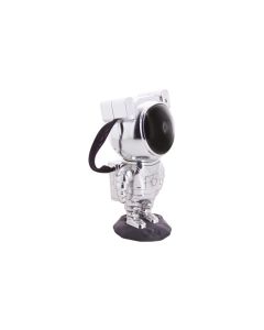 Lampara sobremesa robot astronauta luz noche silverlite con batería y recargable xanlite