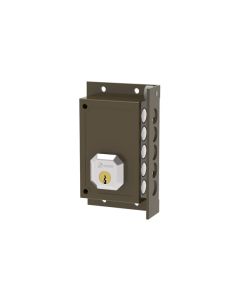 Cerradura sobreponer c9222-d 87x32x140mm bombillo 50mm derecha marron dorcas