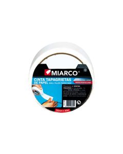 Cinta de reparacion cubregrietas lisa 50 mm x 10 m miarco