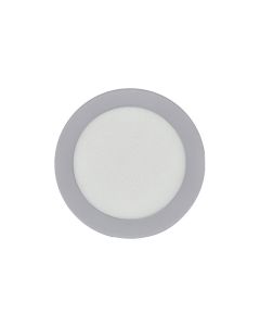 Downlight led empotrar redondo gris kone 30cm 24w 2400lm 6000k cristalrecord