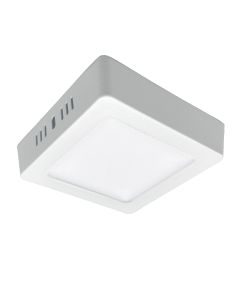 Downlight led superficie cuadrado blanco kone 15.4cm 12w 1200lm 4000k cristalrecord