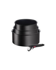 Cazo desmontable ingenio set 3 uds 16/18/20 cm + mango tefal