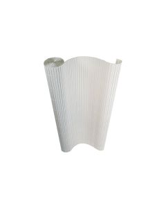 Cañizo pvc doble cara 14 mm 1,5 x 3 m blanco natuur