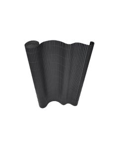 Cañizo pvc doble cara 14 mm 2 x 3 m antracita natuur