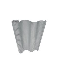 Cañizo pvc reforzado 2 tabiques 19 mm 2 x 3 m gris natuur