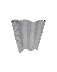 Cañizo pvc reforzado 2 tabiques 19 mm 1 x 3 m gris natuur