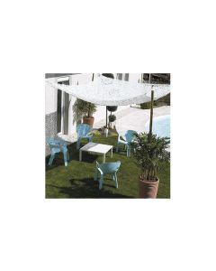 Toldo vela sombreo cuadrado camuflaje 3 x 3 m blanco roto natuur