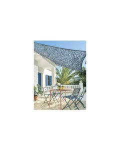 Toldo vela sombreo rectangular camuflaje 2 x 3 m gris natuur