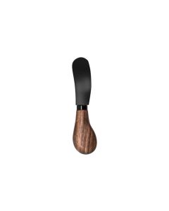 Cuchillos para untar set 4 uds negro/madera nerthus