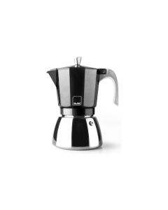 Cafetera acero + aluminio induccion elba 12 tazas negra ibili