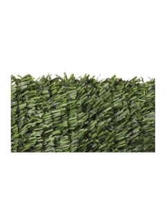 Seto artificial hoja gruesa 42 varillas/m2 1 x 3 m verde natuur