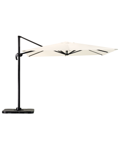 Parasol aluminio excentrico 3x3m beige ironside