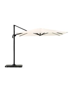 Parasol aluminio excentrico arena 3 x 3 m import