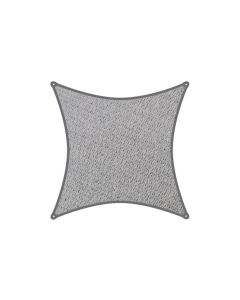 Toldo vela sombreo cuadrado grade sail 340 gr 5,4x5,4 m gris claro coolaroo