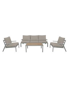 Conjunto cafe acero sand import