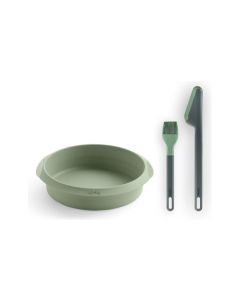 Molde 20cm+pinzas+pincel kit freidora aire kit esencial lekue