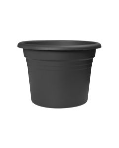 Maceta redonda mediterranea ø 30 cm antracita florus