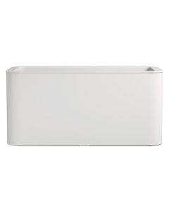 Jardinera rectangular jive 40 x 80 cm blanca florus