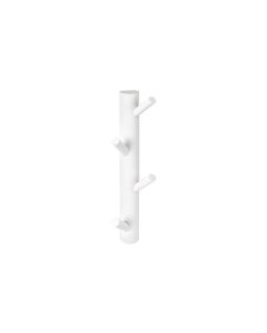 Percha pared vertical 4 ganchos blanco nesu