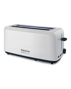 Tostador dos ranuras largas mytoast duplo cool 1450w blanco taurus