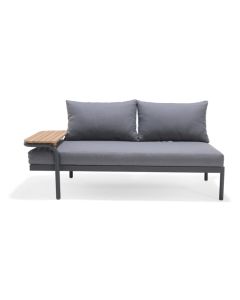 Sofa aluminio lounger jean 166,2 x 86,8 x 70,6 cm import