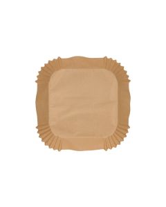 Bandeja papel freidora aire 100 uds 16x16cm garsaco