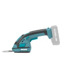 Tijera cortasetos y cortacesped bateria 20 cm 18 v wesco