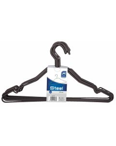 Percha alambre marron 6 uds 40 x 22 x 0,4 cm mondex