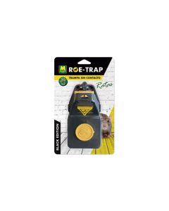 Trampa mecanica roe-trap ratas black edition 7,8 x 15 cm masso