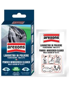 Lavaparabrisas concentrado en polvo 3 sobres arexons