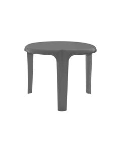 Mesa auxiliar resina 50 x 39 cm antracita garden life