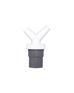 Enlace mixtotubos lisos-encolar doble ø 40 mm 1 ½ crearplast