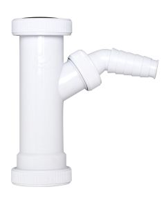 Enlace recto sifon con toma lavadora ø 40 mm 1"½ crearplast 23005225