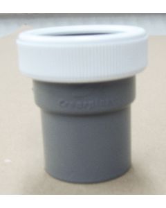 Racor pvc para tubo liso ø 40 mm 1"½ crearplast 23005230