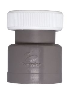 Racor pvc para tubo liso ø 40 mm 1"½ crearplast 23005232