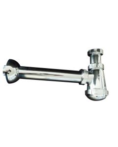 Sifon botella extensible laton cromado con alargadera y plafon ø 32 mm 1" ¼" crearplast 23005238