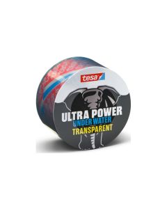 Cinta de reparacion bajo agua ultra power underwater 1,5 m x 50 mm transparente tesa tape