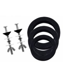 Juntas cisterna baja caucho+tornillos inox. inodoro kj2 fominaya