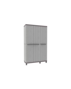 Armario resina 3 puertas c-wood 103x39x170cm terry