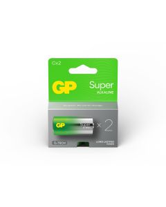 Pila alcalina super lr14 c 2 unid gp