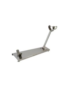 Jamonero inoxidable pletina plegable 46 x 18,5 x 25 cm flores cortés