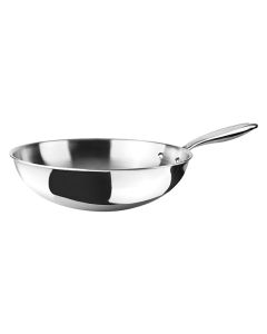 Wok tricapa triply natural 30 cm inox al