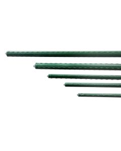 Tutor acero plastificado verde 11mm 1.5m central de enrejados