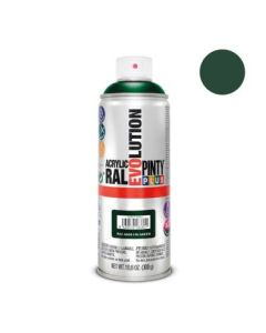 Pintura spray acrilica evolution brillo 520 cc ral 6009 verde abeto pintyplus