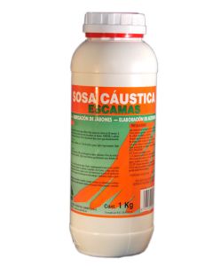 Sosa caustica escamas 1 kg cuadrado
