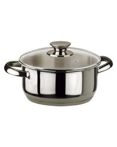 Cacerola ecco inox tapa cristal 16cm inoxibar