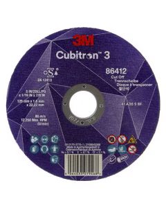 Disco corte cubitron 3 86616 60+ t41 115x1x22,23mm